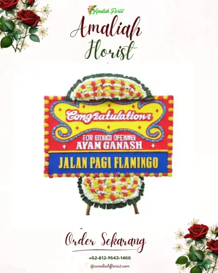Sewa Papan Bunga Bandar Surabaya